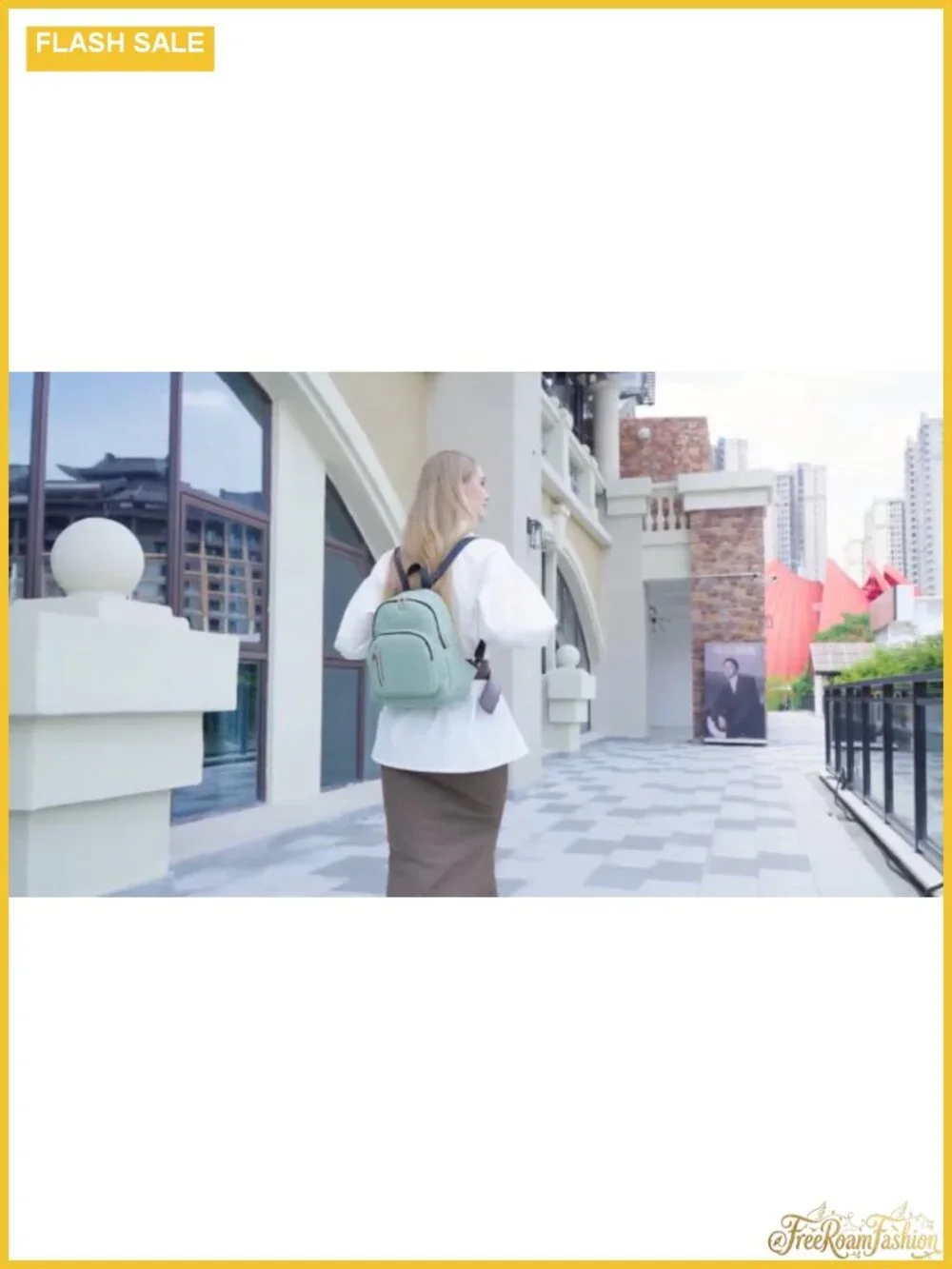 Water-resistant Nylon Mini Backpack Purse with Anti-theft Pocket, Adjustable